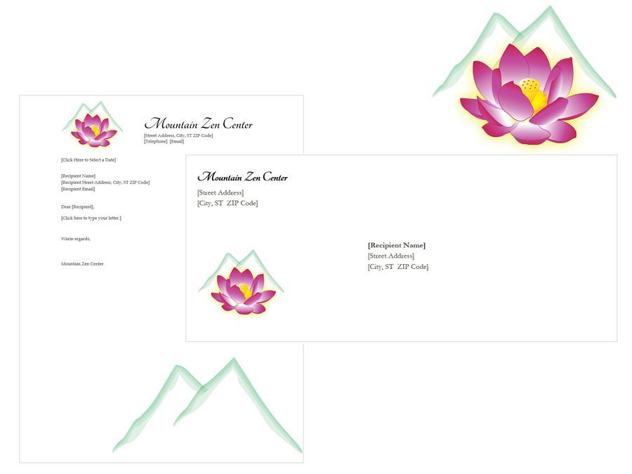 Mountain Zen Center Stationary